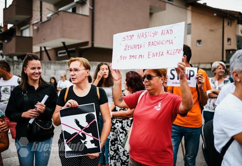Prosvjed podrške Enisi Klepo u Jablanici  - Prosvjed podrške Enisi Klepo u Jablanici 